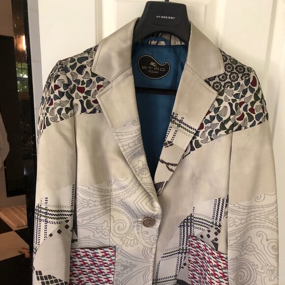 ETRO Patterned Jacket - Size 42 - Picture 1 of 8